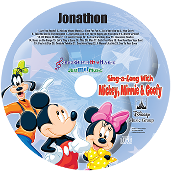 Mickey and Friends music CD